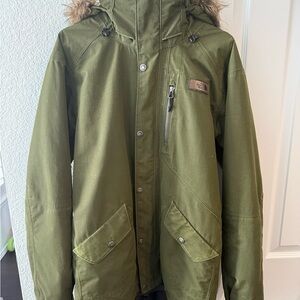 The North Face Olive Green Ski Jacket